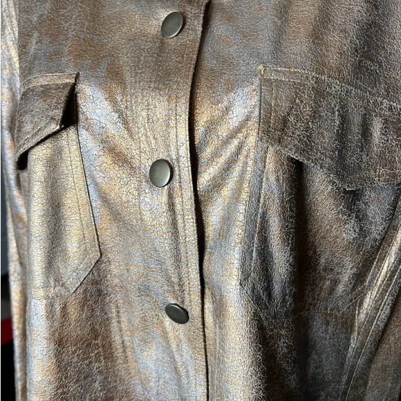 NEW Ruby Rd. Women's Jacket Size 24W in Gold and Gray Snap Front - Picture 3 of 8